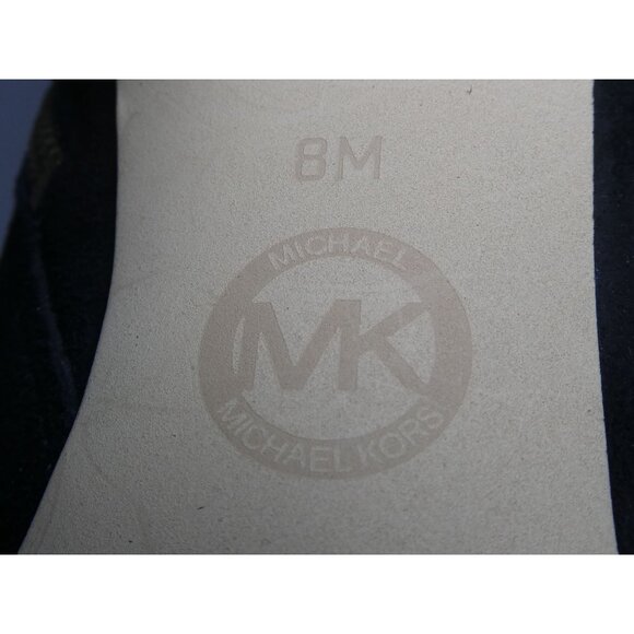 Michael Kors Women's Krista Open Toe Black Suede Heels Size‎ 8M - Picture 11 of 14
